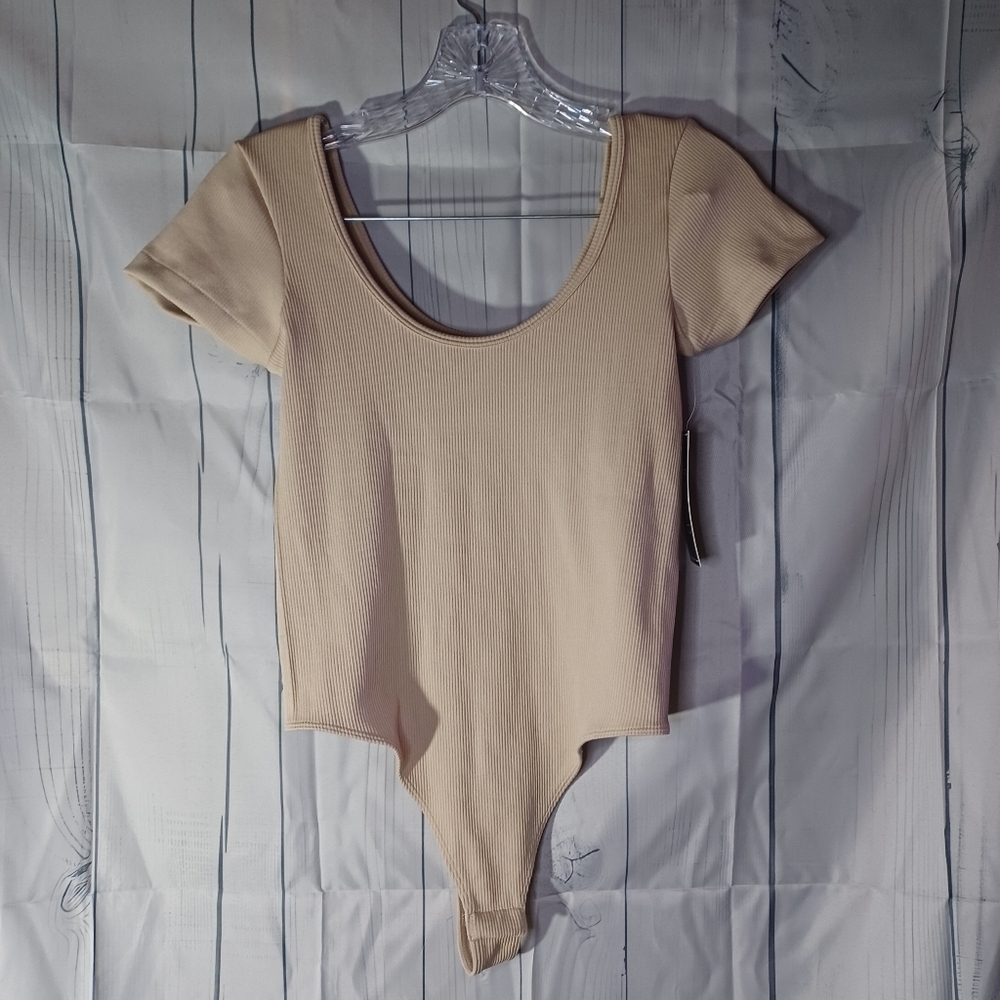 Just Polly Polly and Esther short sleeve ribbed bodysuit NWT